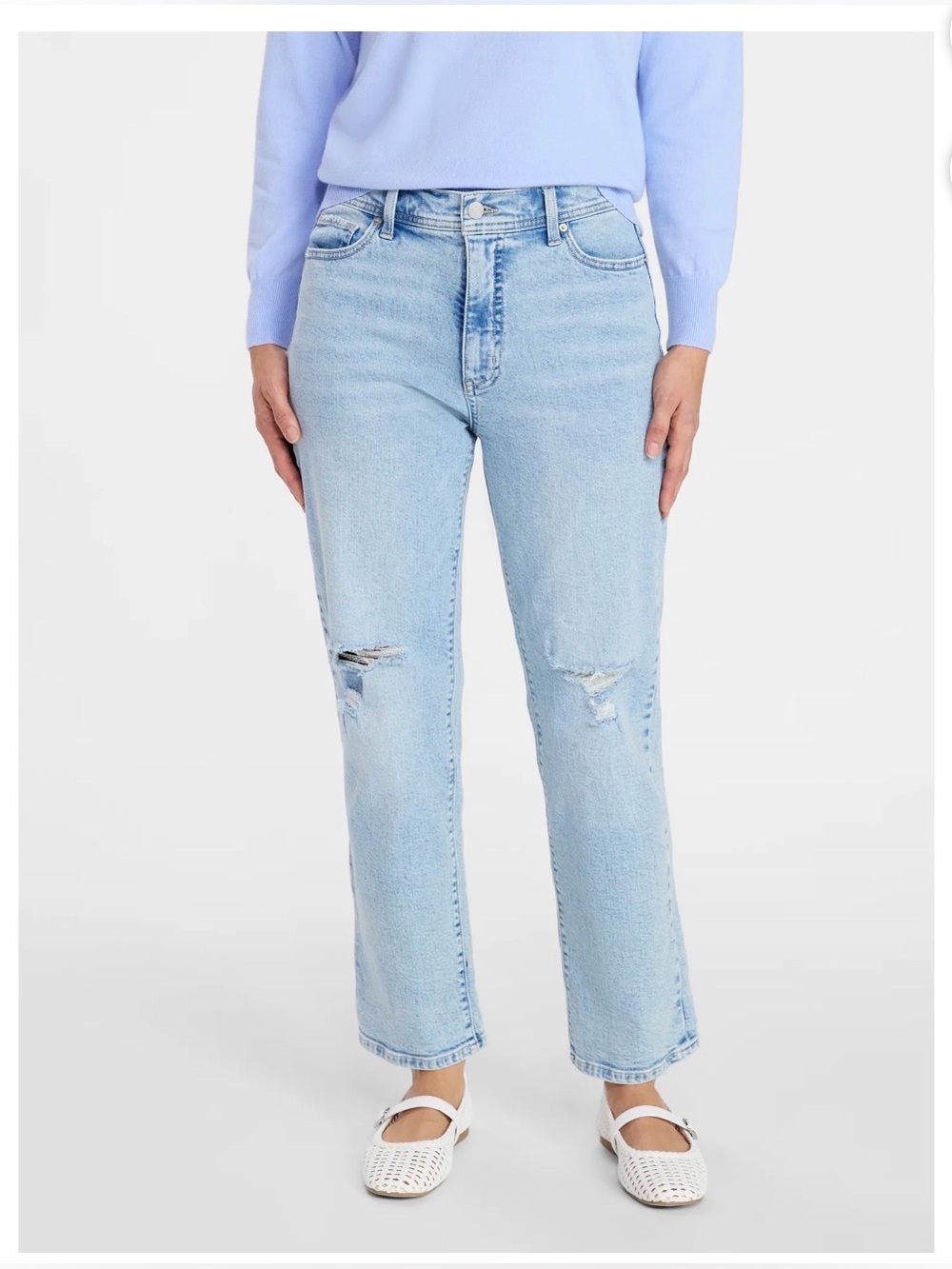 Time and Tru Relaxed Boyfriend Jeans